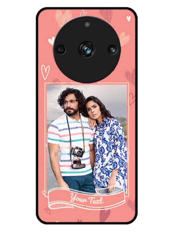 Custom Realme 11 Pro Plus 5G Custom Metal Phone CaseLove Doodle Art Design