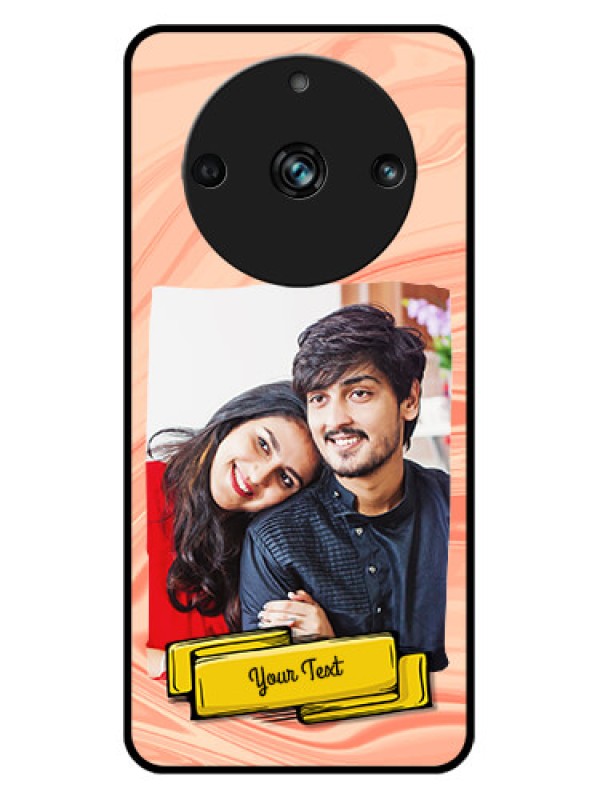 Custom Realme 11 Pro Plus 5G Custom Metal Phone CaseMarble Texture Design