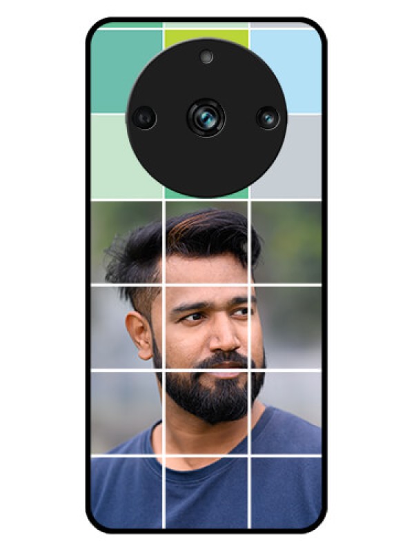 Custom Realme 11 Pro Plus 5G Custom Metal Phone CaseWith White Box Pattern