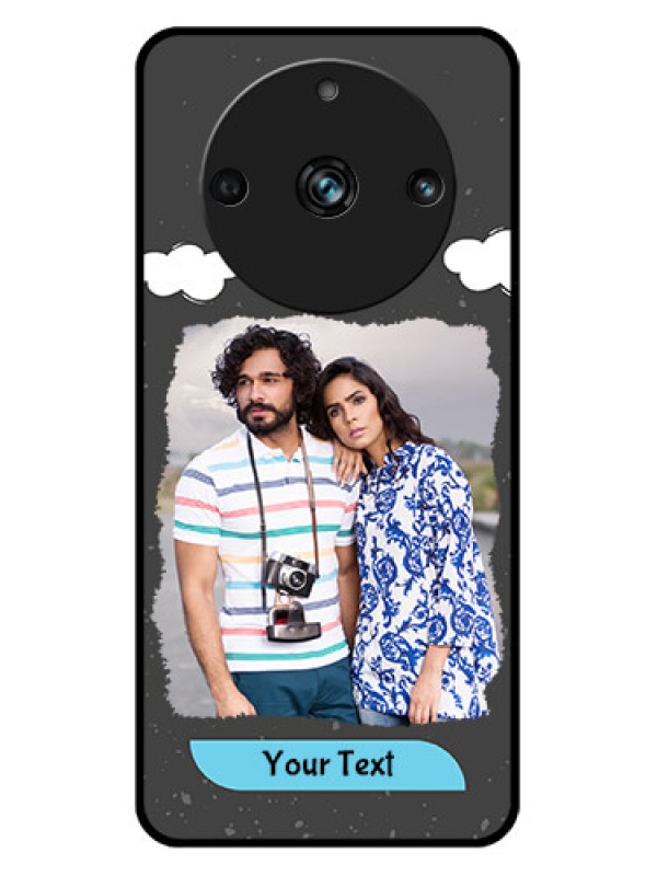 Custom Realme 11 Pro Plus 5G Custom Metal Phone CaseSplashes With Love Doodles Design