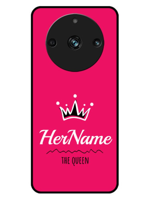 Custom Realme 11 Pro Plus 5G Custom Metal Phone CaseQueen With Name Design