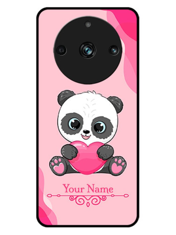 Custom Realme 11 Pro Plus 5G Custom Metal Phone CaseCute Panda Design