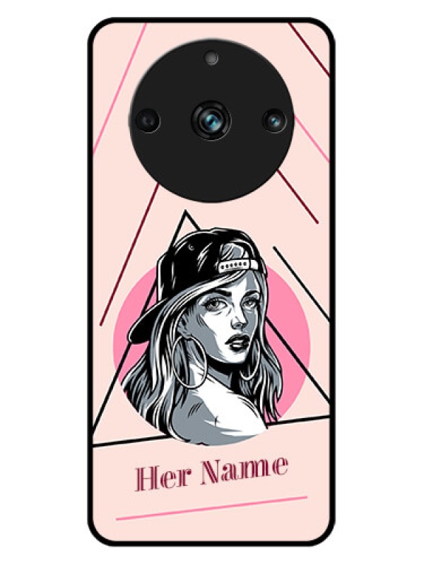 Custom Realme 11 Pro Plus 5G Custom Metal Phone CaseRockstar Girl Design