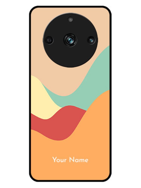 Custom Realme 11 Pro Plus 5G Custom Metal Phone CaseOcean Waves Multi - Colour Design