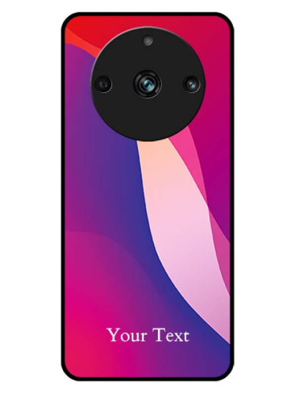 Custom Realme 11 Pro Plus 5G Custom Metal Phone CaseDigital Abstract Overlap Design