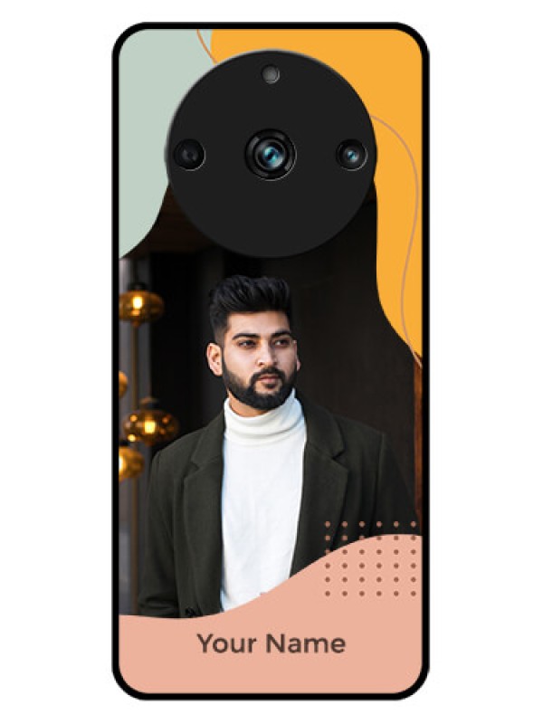 Custom Realme 11 Pro Plus 5G Custom Metal Phone CaseTri - Coloured Overlay Design