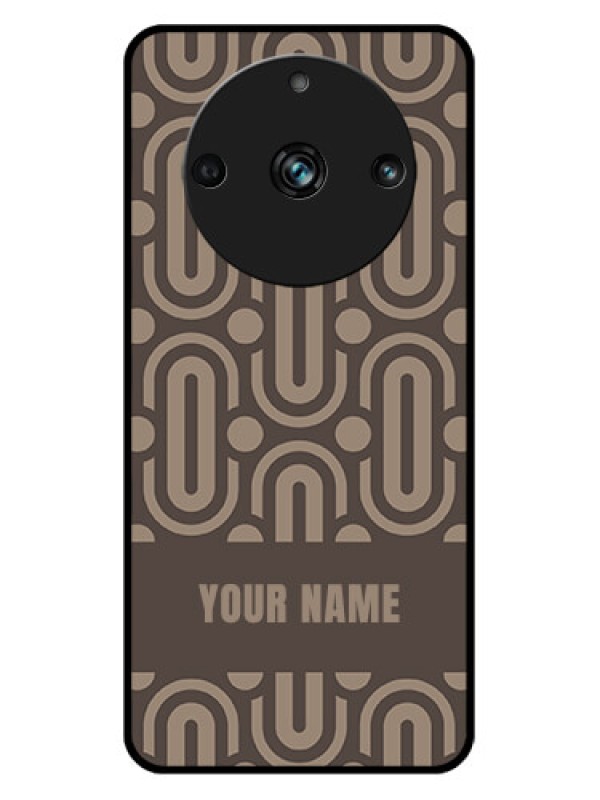 Custom Realme 11 Pro Plus 5G Custom Metal Phone CaseCaptivating Zero Pattern Design