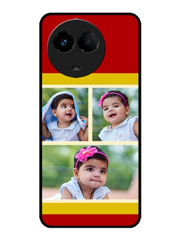 Custom Realme 11x 5G Custom Metal Phone CaseMultiple Pic Upload Design