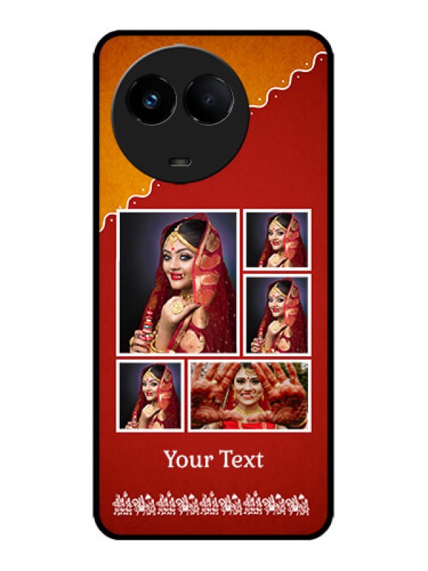 Custom Realme 11x 5G Custom Metal Phone CaseWedding Pic Upload Design