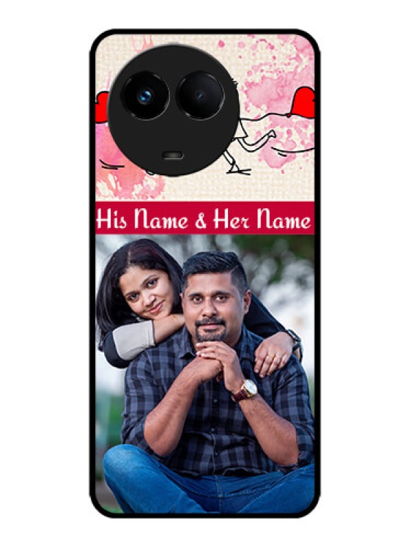 Custom Realme 11x 5G Custom Metal Phone CaseYou And Me Case Design