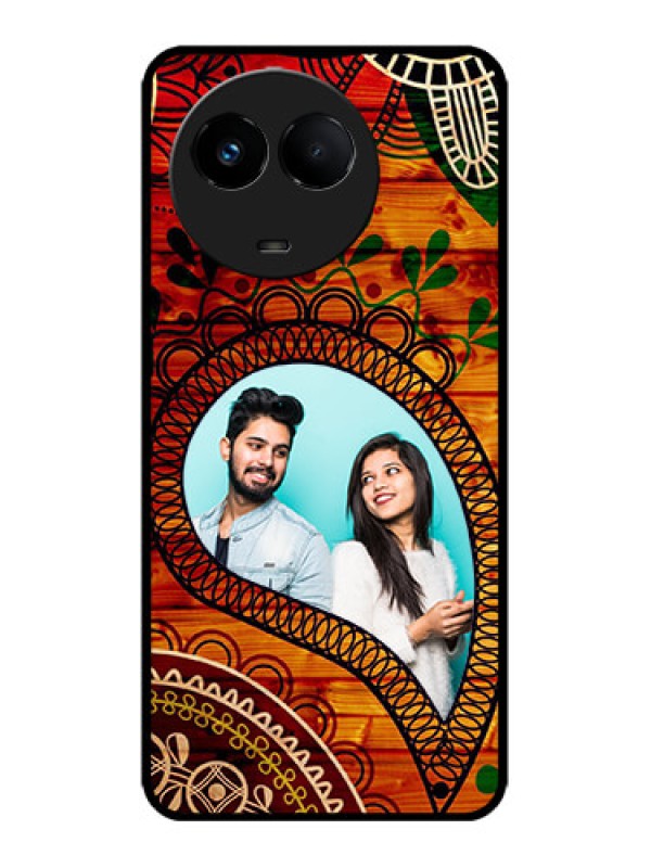 Custom Realme 11x 5G Custom Metal Phone CaseAbstract Colorful Design