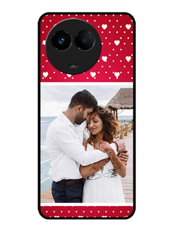 Custom Realme 11x 5G Custom Metal Phone CaseHearts Mobile Case Design