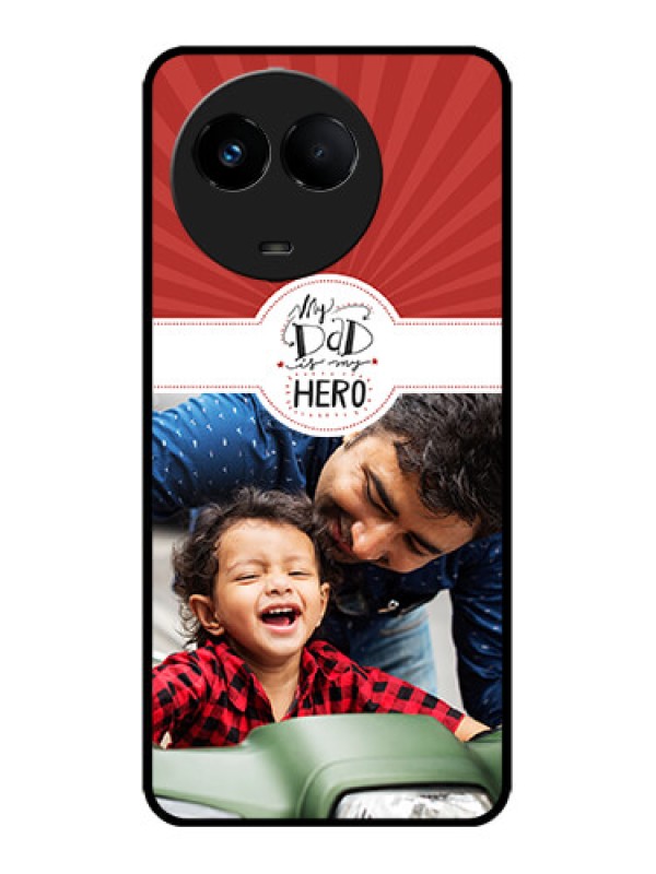 Custom Realme 11x 5G Custom Metal Phone CaseMy Dad Hero Design