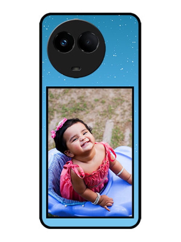 Custom Realme 11x 5G Custom Metal Phone CaseWave Pattern Colorful Design