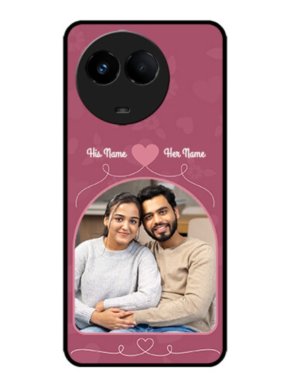 Custom Realme 11x 5G Custom Metal Phone CaseLove Floral Design