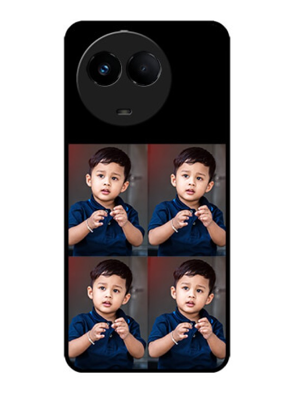 Custom Realme 11x 5G Custom Metal Phone Case4 Image Holder Design