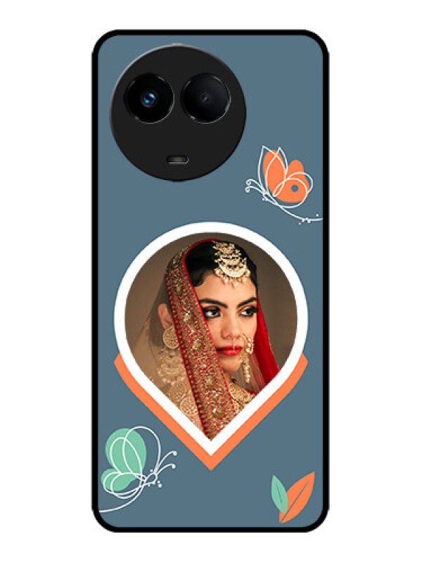 Custom Realme 11x 5G Custom Metal Phone CaseDroplet Butterflies Design