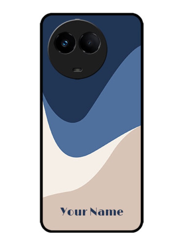 Custom Realme 11x 5G Custom Metal Phone CaseAbstract Drip Art Design