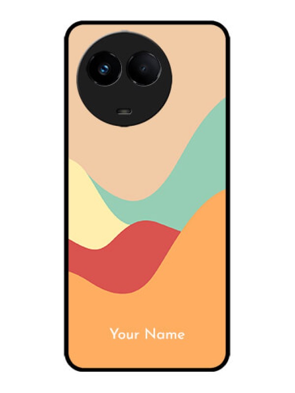 Custom Realme 11x 5G Custom Metal Phone CaseOcean Waves Multi - Colour Design