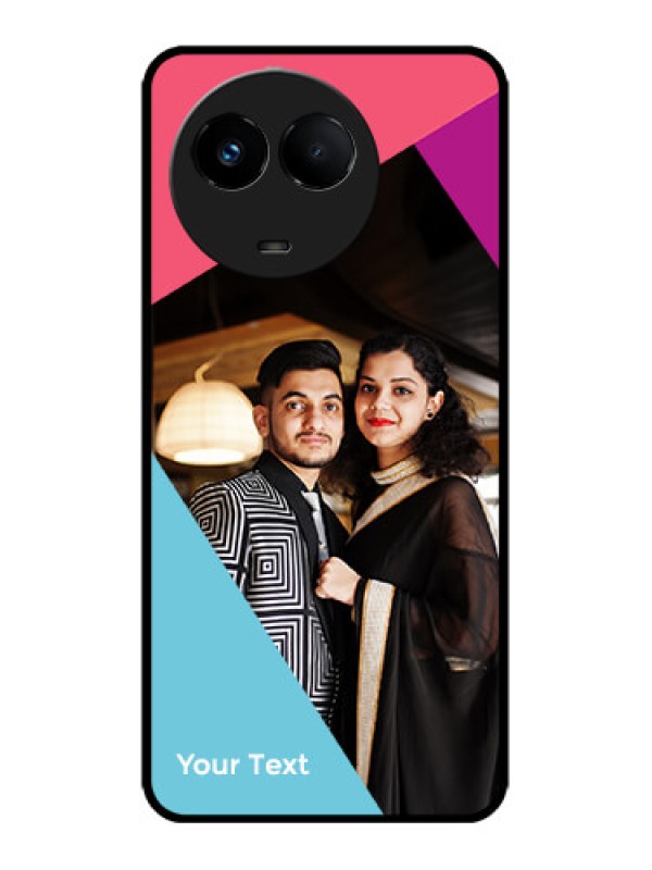 Custom Realme 11x 5G Custom Metal Phone CaseStacked Triple Colour Design