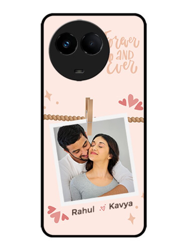 Custom Realme 11x 5G Custom Metal Phone CaseForever And Ever Love Design