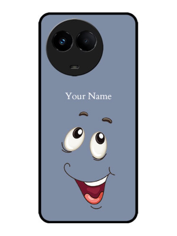 Custom Realme 11x 5G Custom Metal Phone CaseLaughing Cartoon Face Design