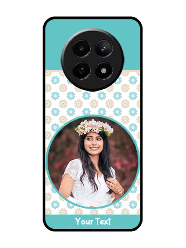 Custom Realme 12 5G Custom Metal Phone CaseBeautiful Flowers Design