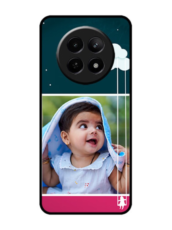 Custom Realme 12 5G Custom Metal Phone CaseCute Girl With Cloud Design