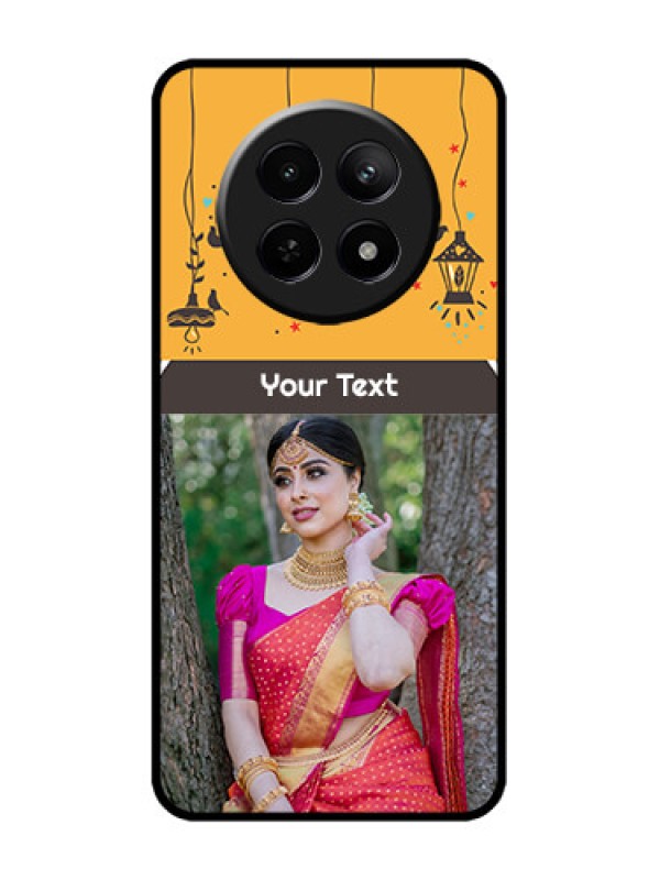 Custom Realme 12 5G Custom Metal Phone CaseWith Family Picture And Icons