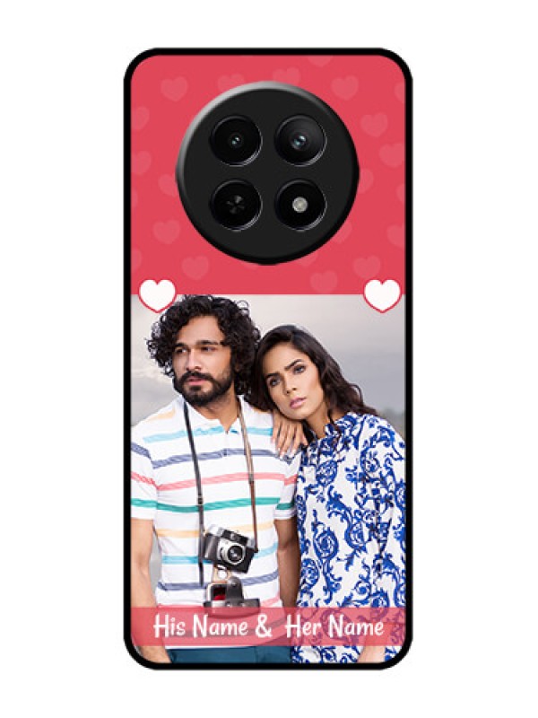 Custom Realme 12 5G Custom Metal Phone CaseSimple Love Design