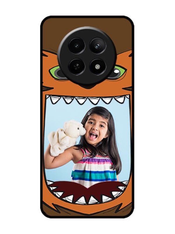 Custom Realme 12 5G Custom Metal Phone CaseOwl Monster Back Case Design