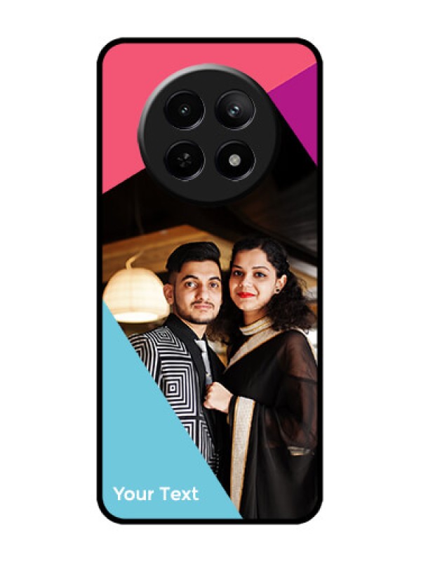 Custom Realme 12 5G Custom Metal Phone CaseStacked Triple Colour Design