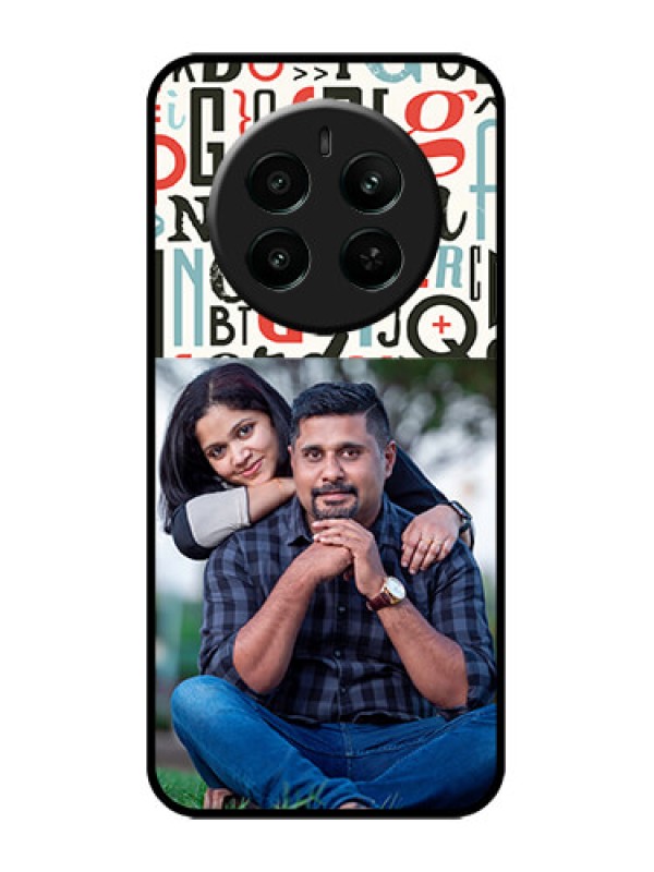 Custom Realme 12 Plus 5G Custom Metal Phone Case - Alphabet Design