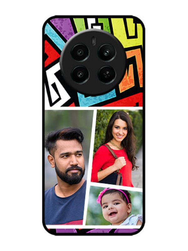 Custom Realme 12 Plus 5G Custom Metal Phone Case - Graffiti Pattern Design