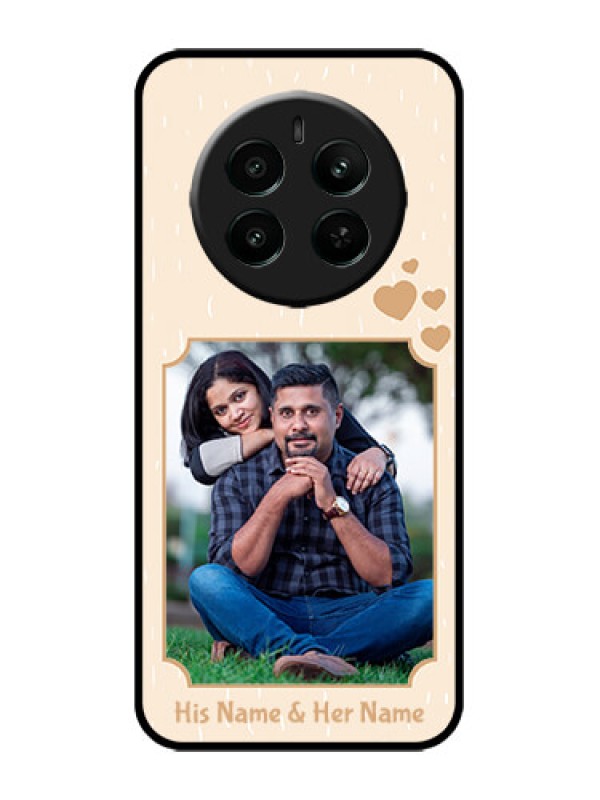 Custom Realme 12 Plus 5G Custom Metal Phone Case - With Confetti Love Design