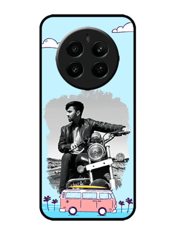 Custom Realme 12 Plus 5G Custom Metal Phone Case - Travel and Adventure Design