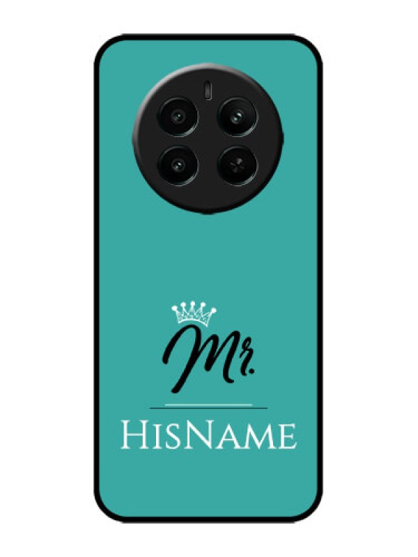Custom Realme 12 Plus 5G Custom Metal Phone Case - Mr With Name Design