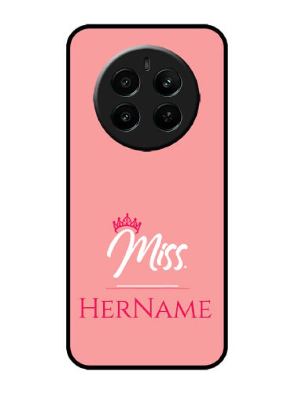 Custom Realme 12 Plus 5G Custom Metal Phone Case - Mrs With Name Design
