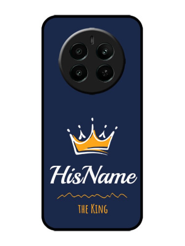 Custom Realme 12 Plus 5G Custom Metal Phone Case - King With Name Design