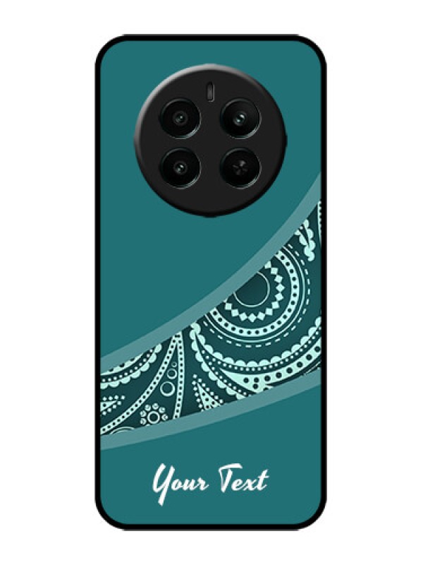 Custom Realme 12 Plus 5G Custom Metal Phone Case - Semi Visible Floral Design