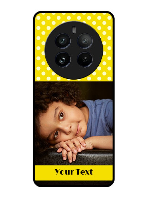 Custom Realme 12 Pro 5G Custom Metal Phone CaseBright Yellow Case Design