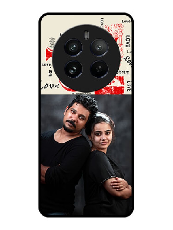 Custom Realme 12 Pro 5G Custom Metal Phone CaseTrendy Love Design Case