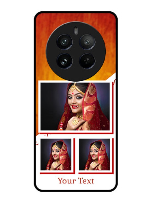 Custom Realme 12 Pro 5G Custom Metal Phone CaseWedding Memories Design