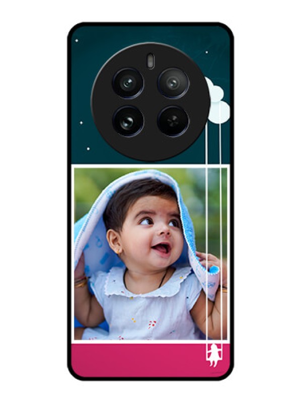 Custom Realme 12 Pro 5G Custom Metal Phone CaseCute Girl With Cloud Design