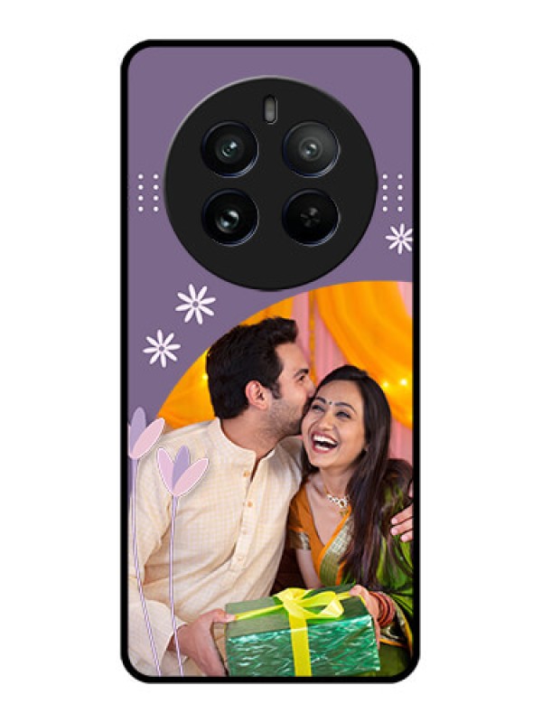 Custom Realme 12 Pro 5G Custom Metal Phone CaseLavender Flowers Design