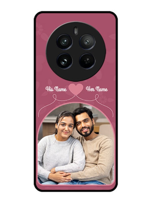 Custom Realme 12 Pro 5G Custom Metal Phone CaseLove Floral Design