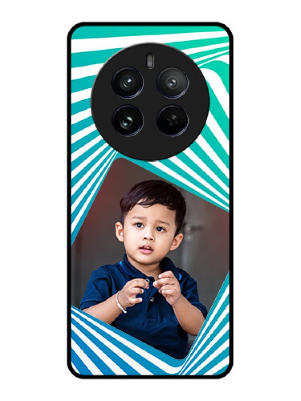 Custom Realme 12 Pro 5G Custom Metal Phone CaseAbstract Spiral Design