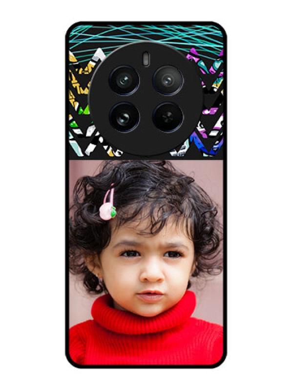 Custom Realme 12 Pro 5G Custom Metal Phone CaseNeon Abstract Design