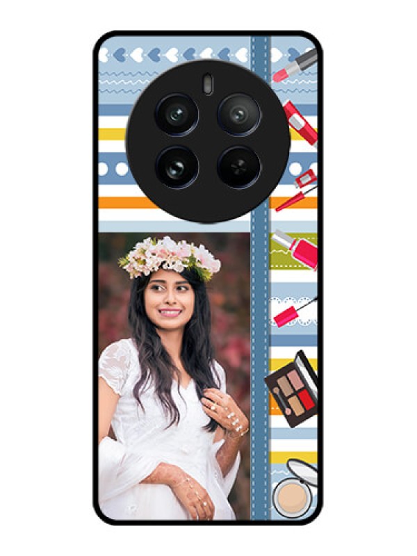 Custom Realme 12 Pro 5G Custom Metal Phone CaseMakeup Icons Design