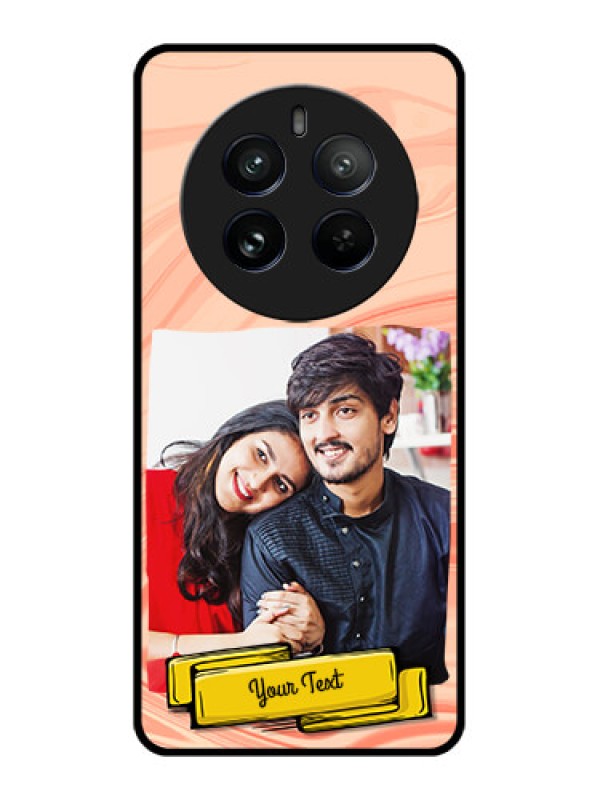 Custom Realme 12 Pro 5G Custom Metal Phone CaseMarble Texture Design